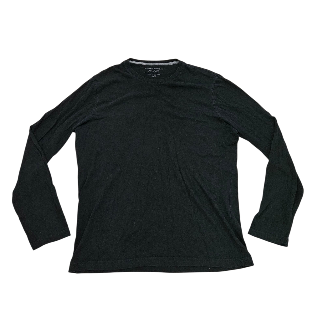Banana Republic Men's Black Long Sleeve Tee